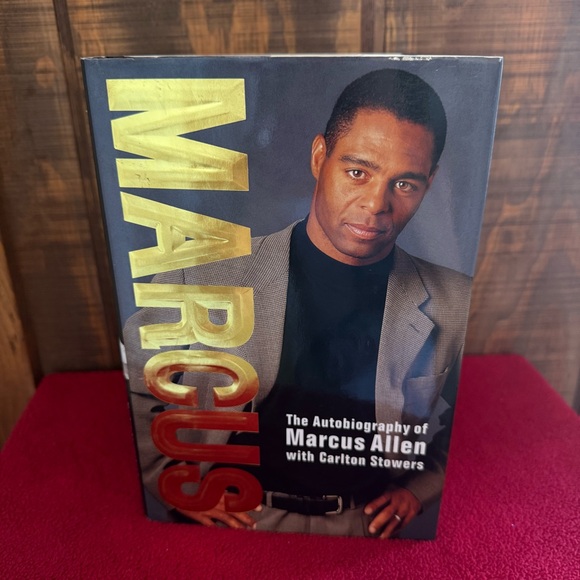 Autographed Signed NFL Marcus Allen Autobiography First Edition Hardcover Book - Picture 1 of 14